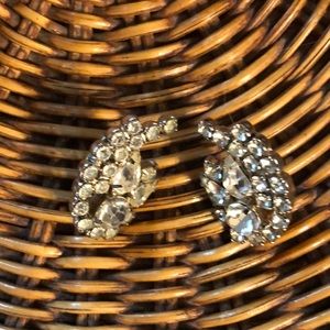Vintage rhinestone earrings